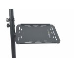 StarTech.com Mobile Projector and Laptop Stand/Cart - Heavy Duty Portable Projector Stand (2 Shelves, hold 22lb/10kg each) - Height Adjustable Rolling Presentation Cart w/Lockable Wheels