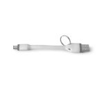 Celly USBTYPECKEYWH cavo USB USB 2.0 0,12 m USB A USB C Bianco