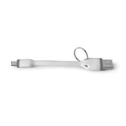 Celly USBTYPECKEYWH USB cable USB 2.0 0.12 m USB A USB C White