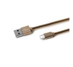 Celly USBMICROSNAKEGD USB cable USB 2.0 USB A Micro-USB A Gold