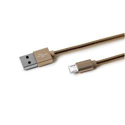 Celly USBMICROSNAKEGD USB cable USB 2.0 USB A Micro-USB A Gold