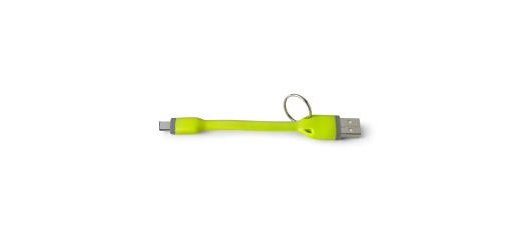 Celly USBTYPECKEYGN cavo USB USB 2.0 0,12 m USB A USB C Verde