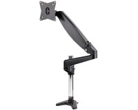 StarTech.com Support Simple Écran PC - Bras Moniteur VESA - Support Écran Bureau 32" ou 49" (32:9)/ 8kg - Porte Écran Hauteur Réglable/Articulé - Fixation Pince/œillet