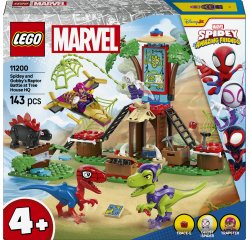 LEGO Spidey and Gobby's Raptor Battle at Tree House HQ