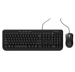 Incase Designed by Microsoft Wired Desktop 600 teclado Ratón incluido Universal USB QWERTY Alemán Negro