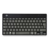 R-Go Tools Teclado ergonómico R-Go Compact Break, teclado compacto con software de pausa, QWERTY (ES), bluetooth, negro