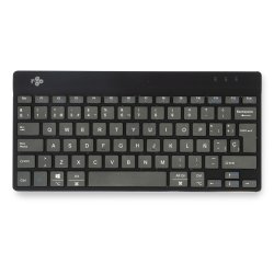 R-Go Tools Teclado ergonómico R-Go Compact Break, teclado compacto con software de pausa, QWERTY (ES), bluetooth, negro