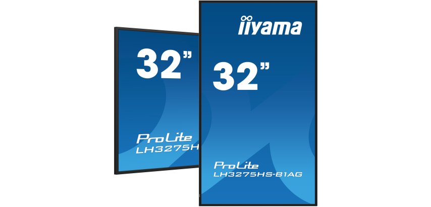 iiyama LH3275HS-B1AG Écran d'affichage dynamique Écran plat de signalisation numérique 80 cm (31.5") LCD Wifi 500 cd/m² Full HD Noir Intégré dans le processeur Android 11 24/7