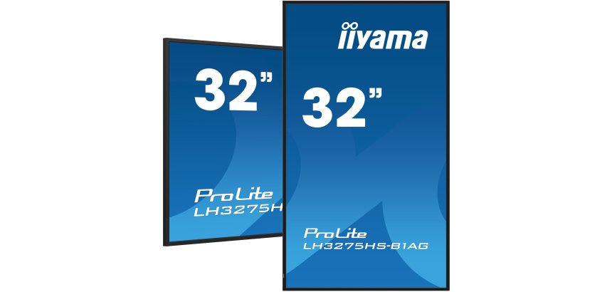 iiyama LH3275HS-B1AG Écran d'affichage dynamique Écran plat de signalisation numérique 80 cm (31.5") LCD Wifi 500 cd/m² Full HD Noir Intégré dans le processeur Android 11 24/7