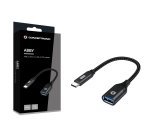 Conceptronic ABBY18B adattatore per inversione del genere dei cavi USB-C USB-A Nero