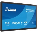 iiyama TW2223AS-B3P Écran d'affichage dynamique Écran plat interactif 54,6 cm (21.5") Wifi 450 cd/m² Full HD Noir Écran tactile Intégré dans le processeur Android 24/7