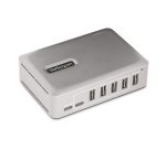StarTech.com 7-Port USB-C Hub - 5x USB-A + 2x USB-C - Self-Powered w/65W Power Supply - USB 3.1 10Gbps - Desktop/Laptop USB Hub w/3ft USB-IF Certified Locking Cable - USB C Hub - TAA
