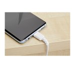 StarTech.com 1m USB-A naar USB-C Laadkabel, Robuuste Fast Charge & Sync Kabel, 3A, USB 2.0, TPE Mantel en Aramidevezels - Witte USB Oplaadkabel