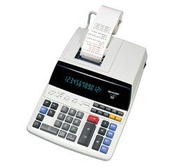 Sharp EL-2607V calculator Desktop Printing White