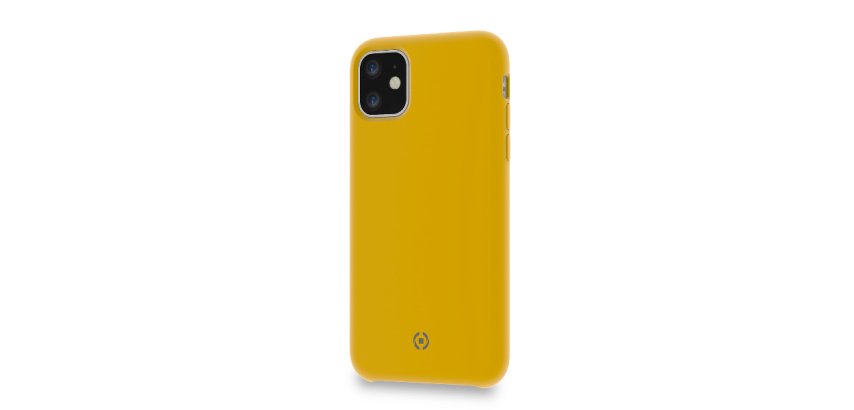 Celly LEAF custodia per cellulare 15,5 cm (6.1") Cover Giallo