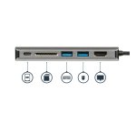 StarTech.com USB-C Multiport Adapter - 2x USB 3.0 / HDMI / SD / Gigabit Ethernet - mit Stromversorgung (USB PD) - USB C Dock - NEUE VERSION VERFÜGBAR DKT30CSDHPD3