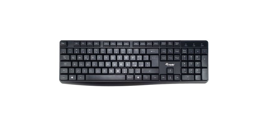 Equip 245213 tastiera Ufficio USB QWERTY Italiano Nero