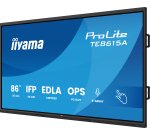 iiyama TE8615A-B1AG Écran d'affichage dynamique Écran plat interactif 2,17 m (85.6") Wifi 550 cd/m² 4K Ultra HD Noir Écran tactile Intégré dans le processeur Android