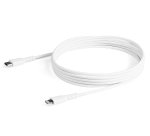 StarTech.com 6 foot (2m) Durable White USB-C to Lightning Cable - Heavy Duty Rugged Aramid Fiber USB Type C to Lightning Charger/Sync Power Cord - Apple MFi Certified iPad/iPhone 12