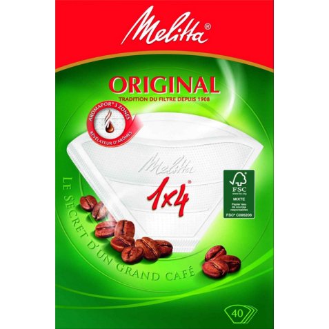 Boîte de 40 filtres à café n°4 MELITTA