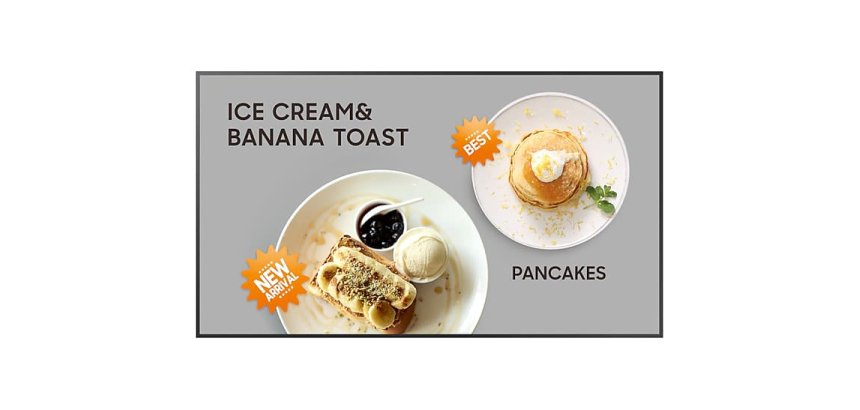 Samsung LH32QMCEBGCXEN Signage Display Digital signage flat panel 81.3 cm (32") LCD Wi-Fi 400 cd/m² Black Tizen 7.0