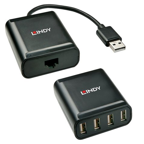 Lindy 42679 hub de interfaz USB 2.0 Negro