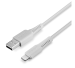 Lindy Câble USB Type A vers Lightning, Blanc, 0.5m