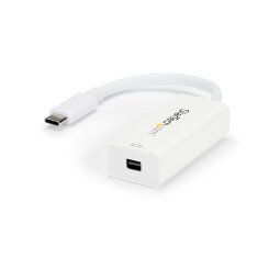 StarTech.com Adaptateur USB-C vers Mini DisplayPort - 4K 60Hz - Blanc - Adaptateur USB 3.1 Type-C vers Mini DP - La Version Mise à Jour est CDP2MDPEC