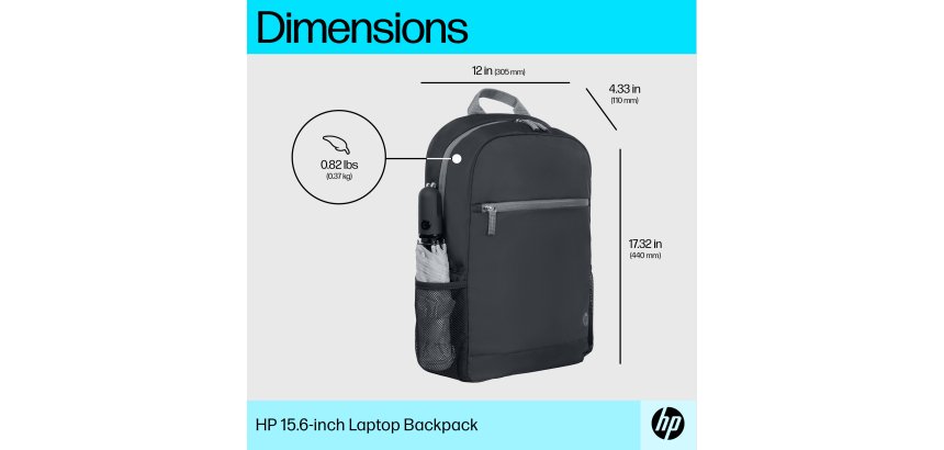 HP 15.6-inch Laptop Backpack