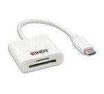 Lindy 43185 lector de tarjeta USB 3.2 Gen 1 (3.1 Gen 1) Type-C Blanco