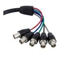 StarTech.com Câble d'écran coaxial VGA HD15 vers 5x BNC RGBHV de 30cm - M/F