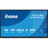 iiyama TE8612MIS-B4AG Écran d'affichage dynamique Écran plat de signalisation numérique 165,1 cm (65") LCD Wifi 400 cd/m² 4K Ultra HD Noir Écran tactile Intégré dans le processeur Android 11 24/7