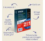 Epson Carta fotografica lucida Premium (100 x 150 mm), 255 g/m2, 80 fogli