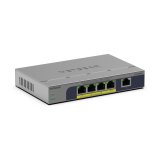 NETGEAR GS105PP Non-géré Gigabit Ethernet (10/100/1000) Connexion Ethernet, supportant l'alimentation via ce port (PoE) Montage sur le bureau ou sur le mur Gris