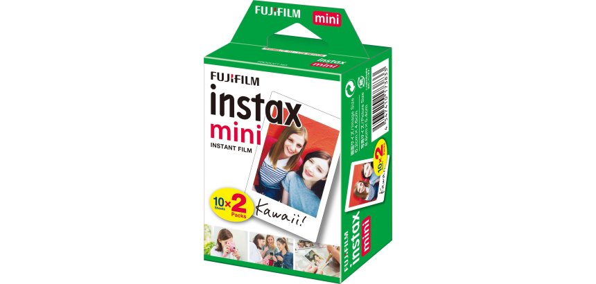 Fujifilm 16567828 polaroid film 20 piece(s) 86 x 54 mm