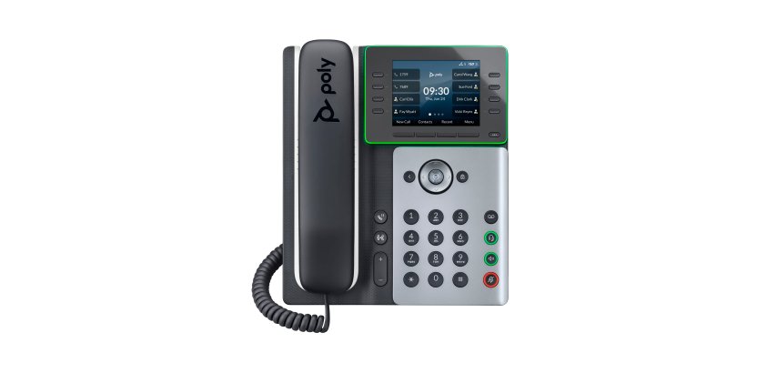 HP Poly Teléfono IP Poly Edge E320 y habilitado para alimentación a través de Ethernet (PoE)
