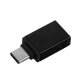 CoolBox COO-UCM2U3A cambiador de género para cable USB Type-C USB tipo A Negro