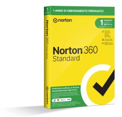 Norton 360 Standard Antivirus security 1 license(s) 1 year(s)