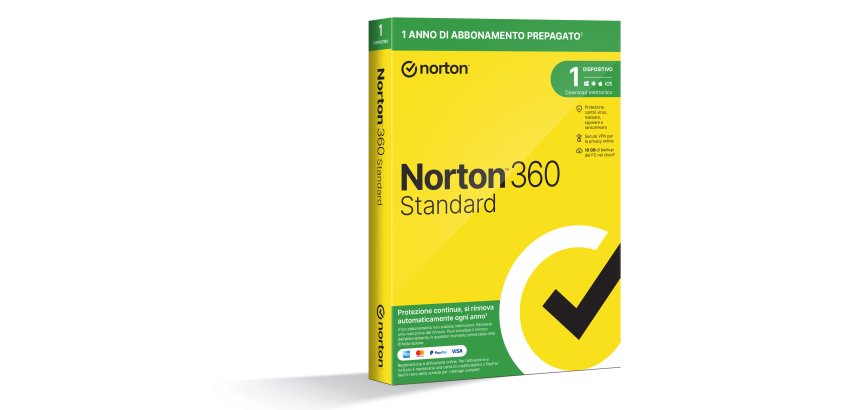 Norton 360 Standard 2026 Sicurezza antivirus ITA 1 licenza/e 1 anno/i