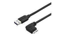 StarTech.com Câble Micro USB 3.0 slim - USB-A vers Micro-B à angle droit de 1 m - M/M