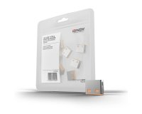 Bloqueador de puerto USB tipo A Naranja Acrilonitrilo butadieno estireno (ABS) 10 pieza(s) Lindy 40463