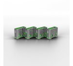 Lindy Bloqueur de port USB A, 4 pièces + clé, Vert