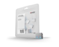 Lindy 40462 bloqueador de puerto USB tipo A Azul Acrilonitrilo butadieno estireno (ABS) 10 pieza(s)