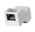 Lindy 34009 cambiador de género para cable RJ45 Gris