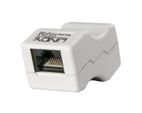 Lindy 34009 cambiador de género para cable RJ45 Gris