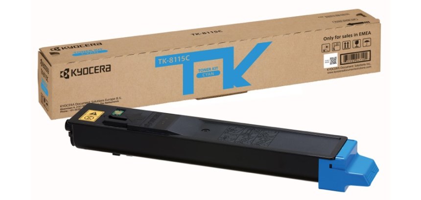 KYOCERA TK-8115C cartucho de tóner 1 pieza(s) Original Cian