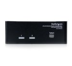 StarTech.com Switch KVM USB 2 ports DVI VGA avec audio - Commutateur concentrateur USB 2.0