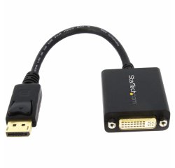 Adaptador de Vídeo DisplayPort a DVI - Conversor DP - Hasta 1920x1200 - Convertidor Pasivo Externo