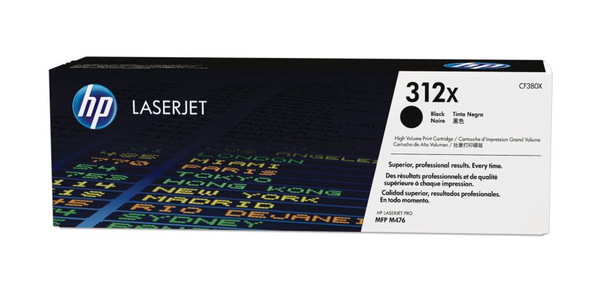 HP 312X / CF380X Tóner original negro de alta capacidad (4400 páginas)