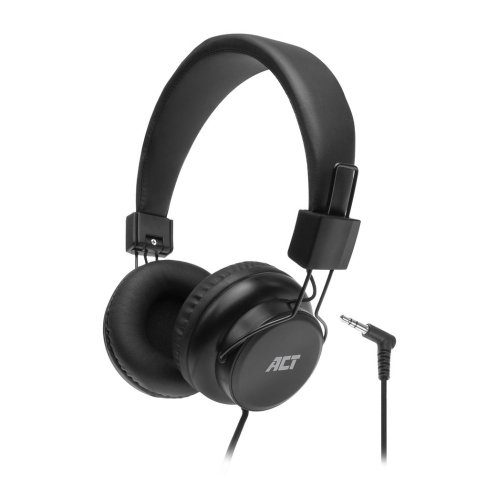 ACT AC9300 écouteur/casque Écouteurs Avec fil Arceau Musique Noir